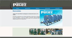 Desktop Screenshot of maquinariaspavez.cl